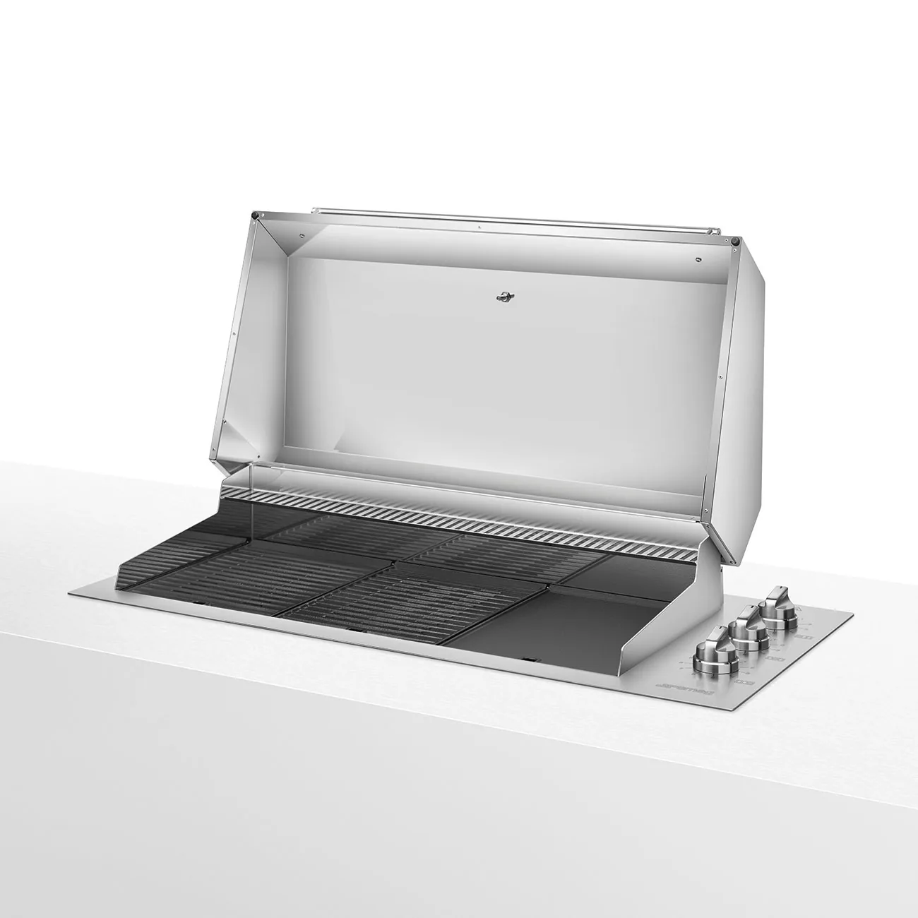 Smeg BBQE12X Elektro-Grill Edelstahl
