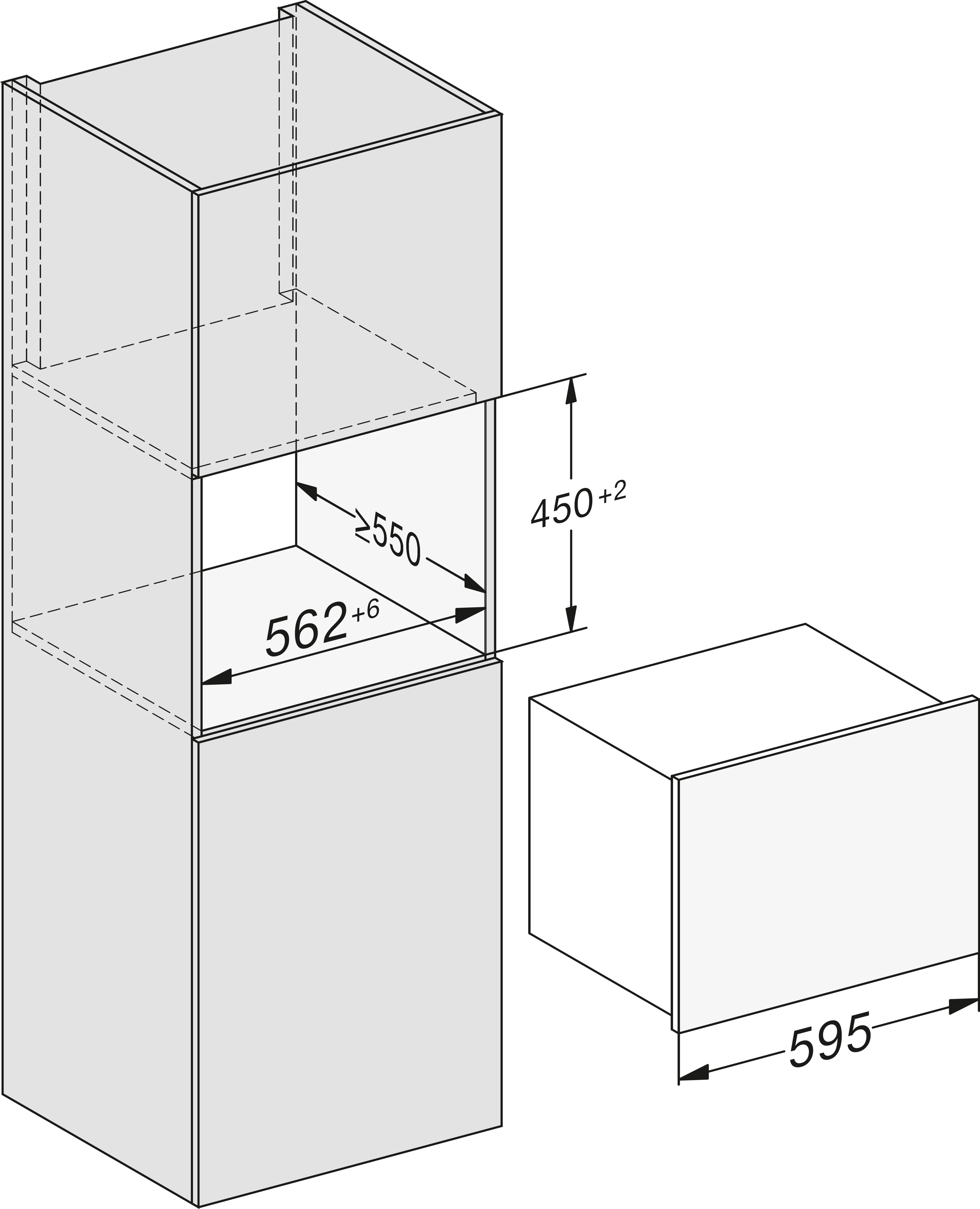 Miele KWT 7112 iG Einbau-Weintemperierschrank Obsidianschwarz matt