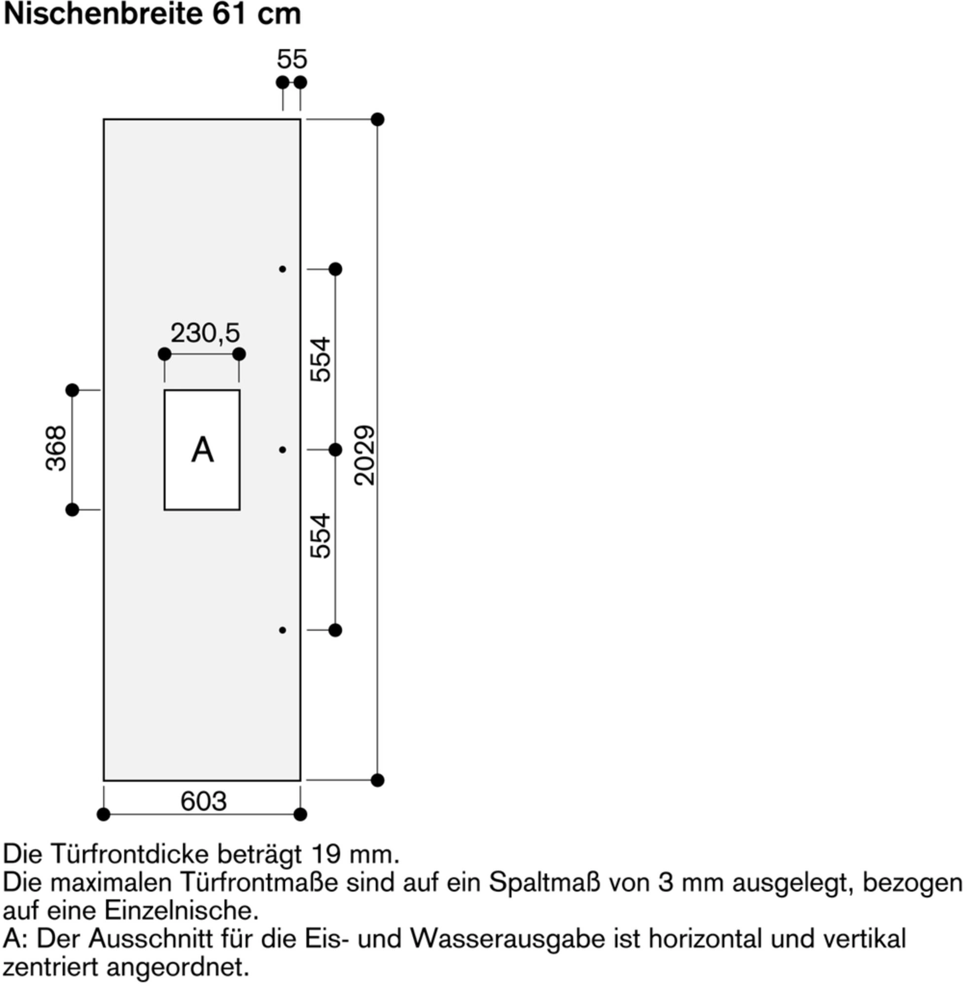 Gaggenau RA422610 Türfront 