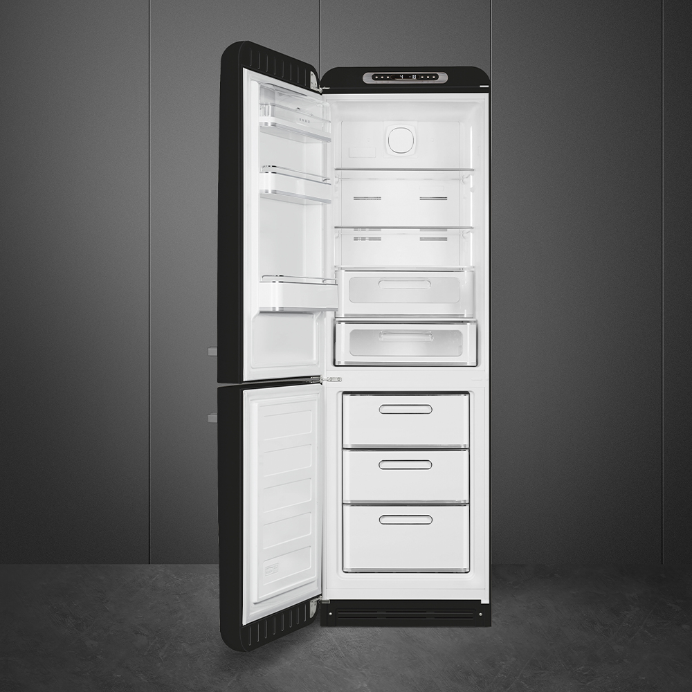 Smeg FAB32LBL5 Stand-Kühl-Gefrierkombination Schwarz