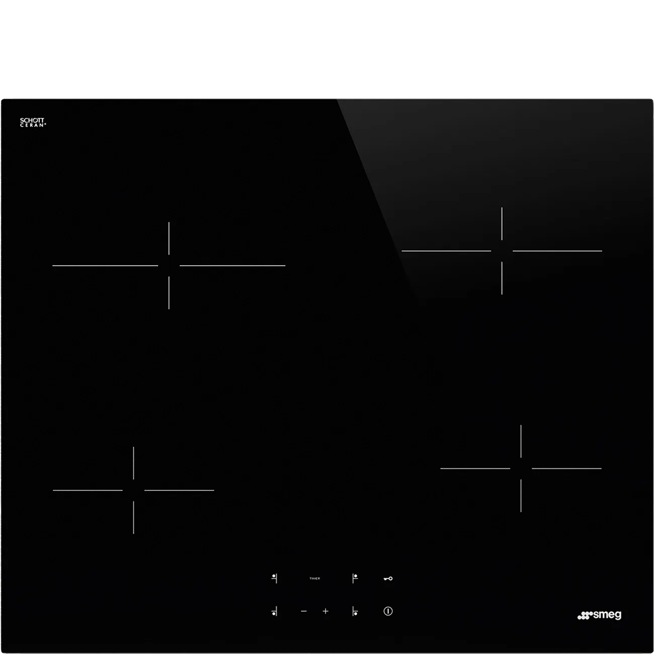 Smeg SE264TD1 Herdunabhängiges Elektrokochfeld Schwarz Smeg SE264TD1 Herdunabhängiges Elektrokochfeld Schwarz