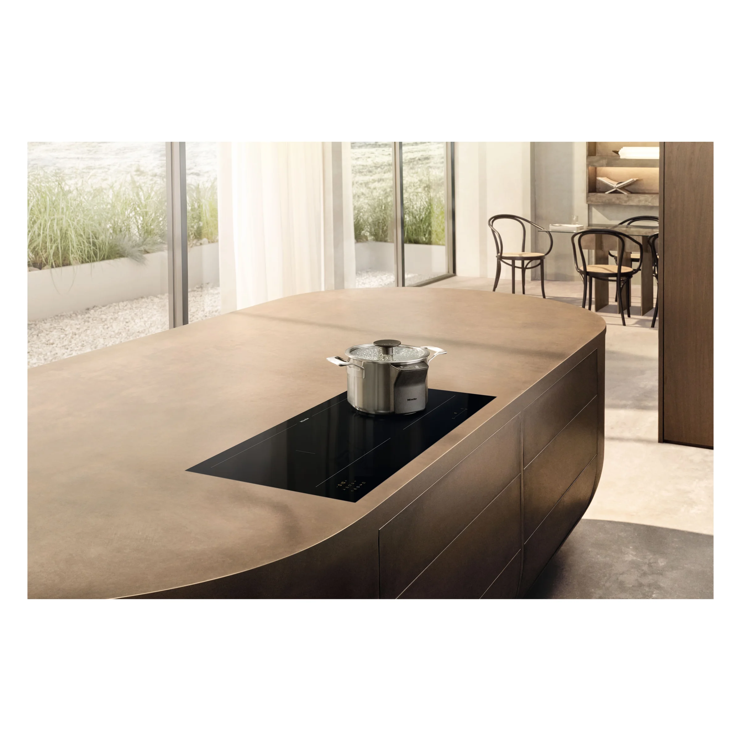Miele KM 8575 FL Herdunabhängiges Induktionskochfeld Schwarz