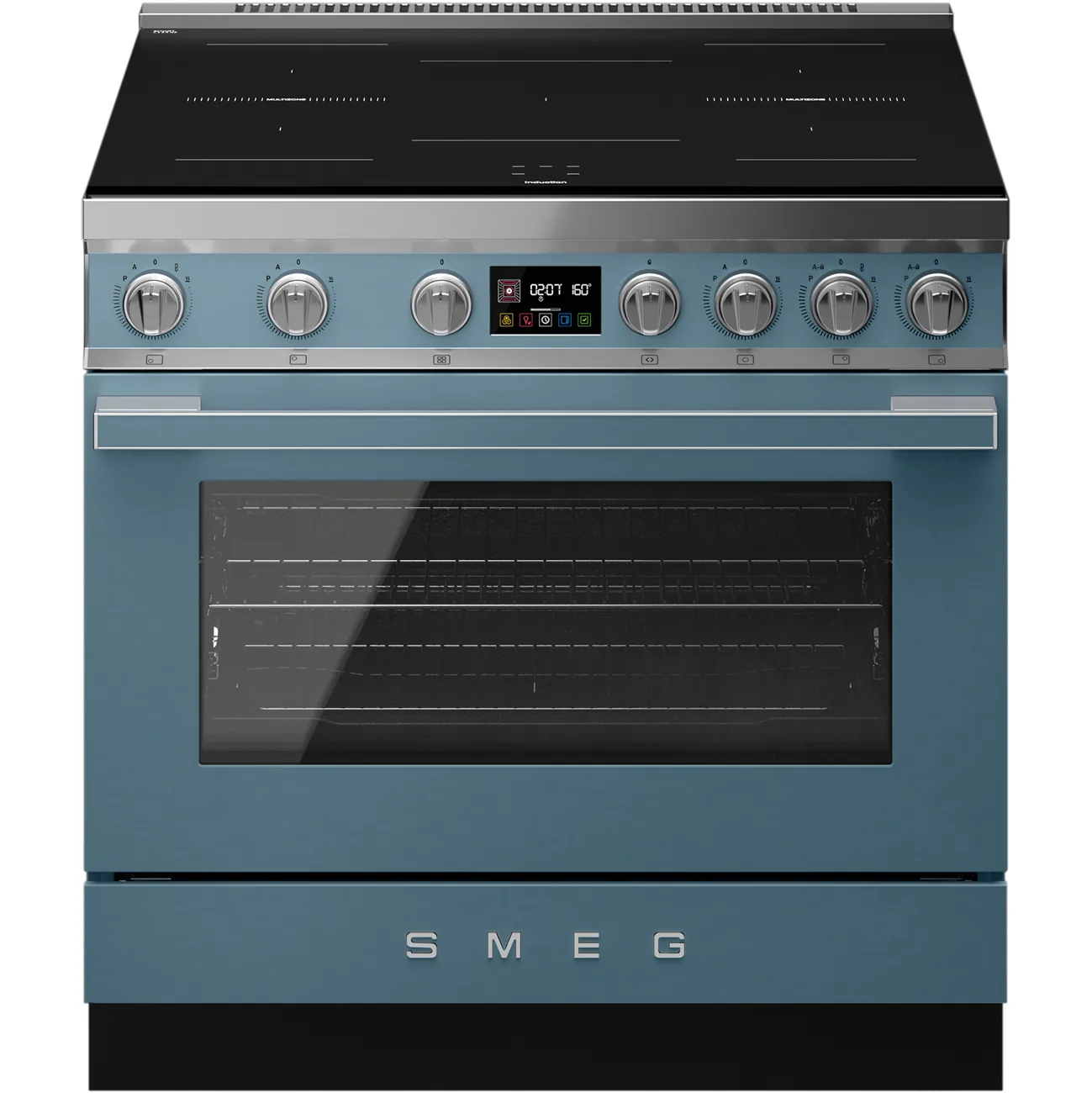 Smeg CPF90I1PSB2 Kochzentrum Storm Blue