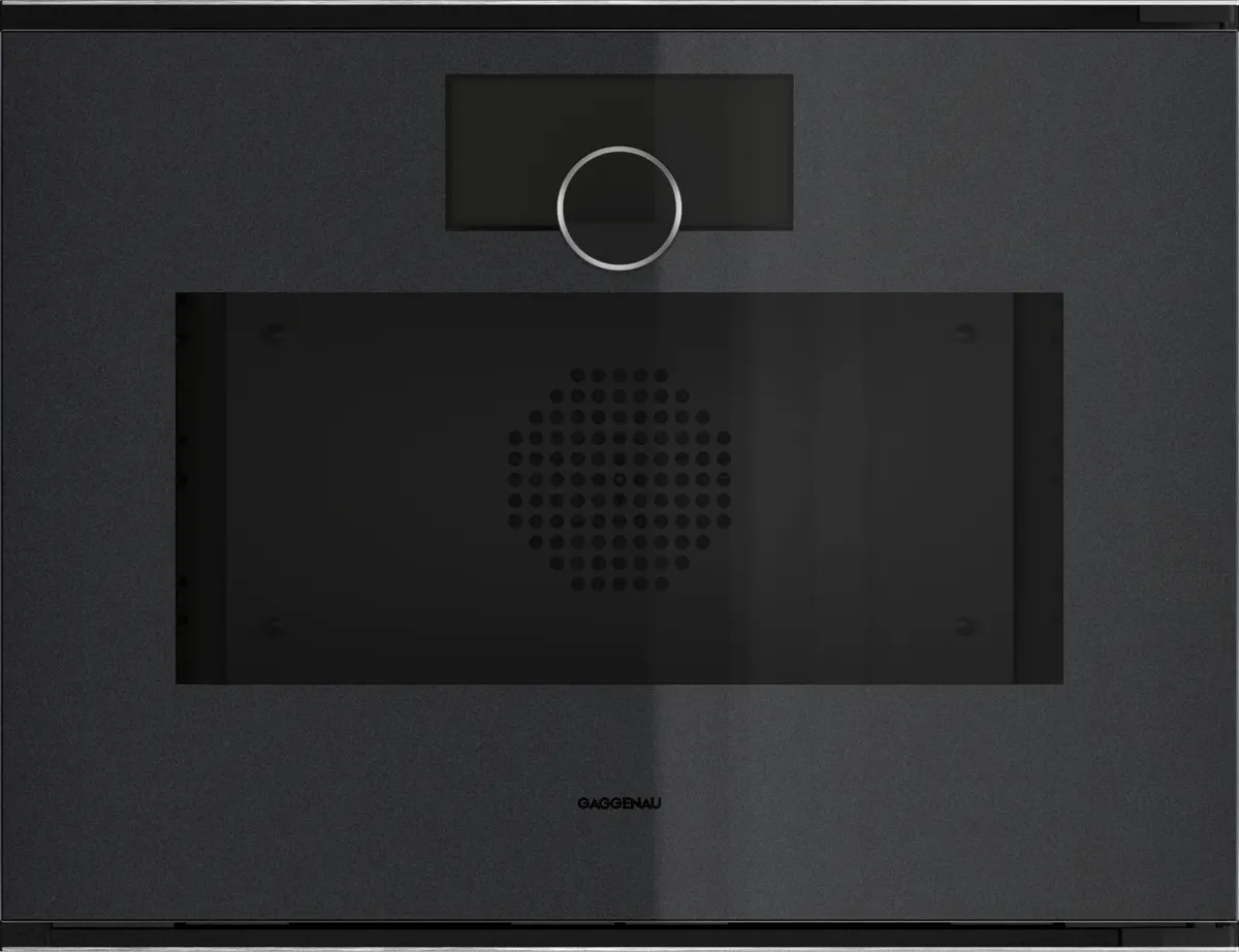 Gaggenau GS240100 Einbau-Kompaktdampfbackofen Onyx