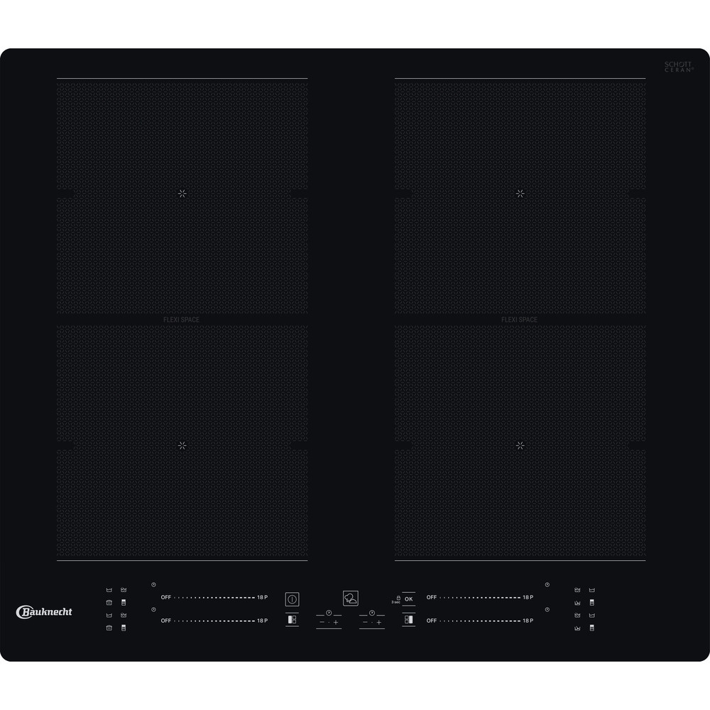 Bauknecht BS 1260F NE Einbau-Induktionskochfeld Schwarz