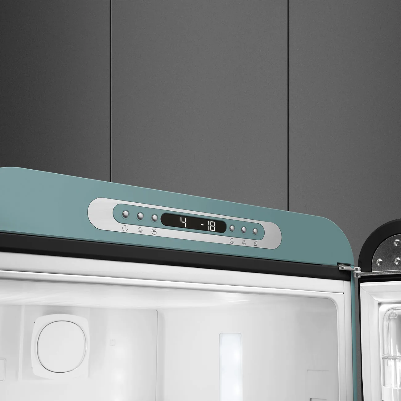 Smeg FAB32REGM6 Stand-Kühl-Gefrierkombination Emerald Green-Matt