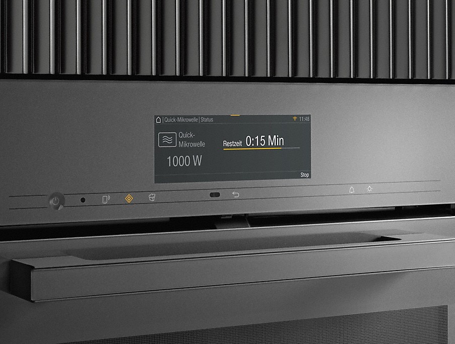 Miele Backofen Display mit quick mikrowelle watt anzahl