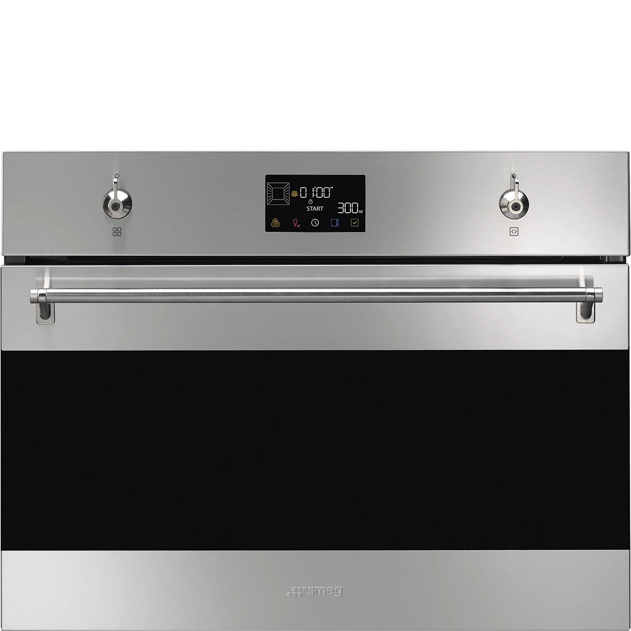 Smeg SO4302M1X Einbau-Backofen mit Mikrowellenfunktion Edelstahl