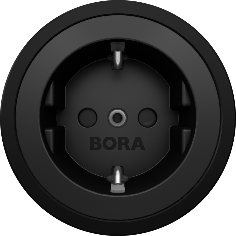 Bora USTFAB Steckdose Type F Allblack