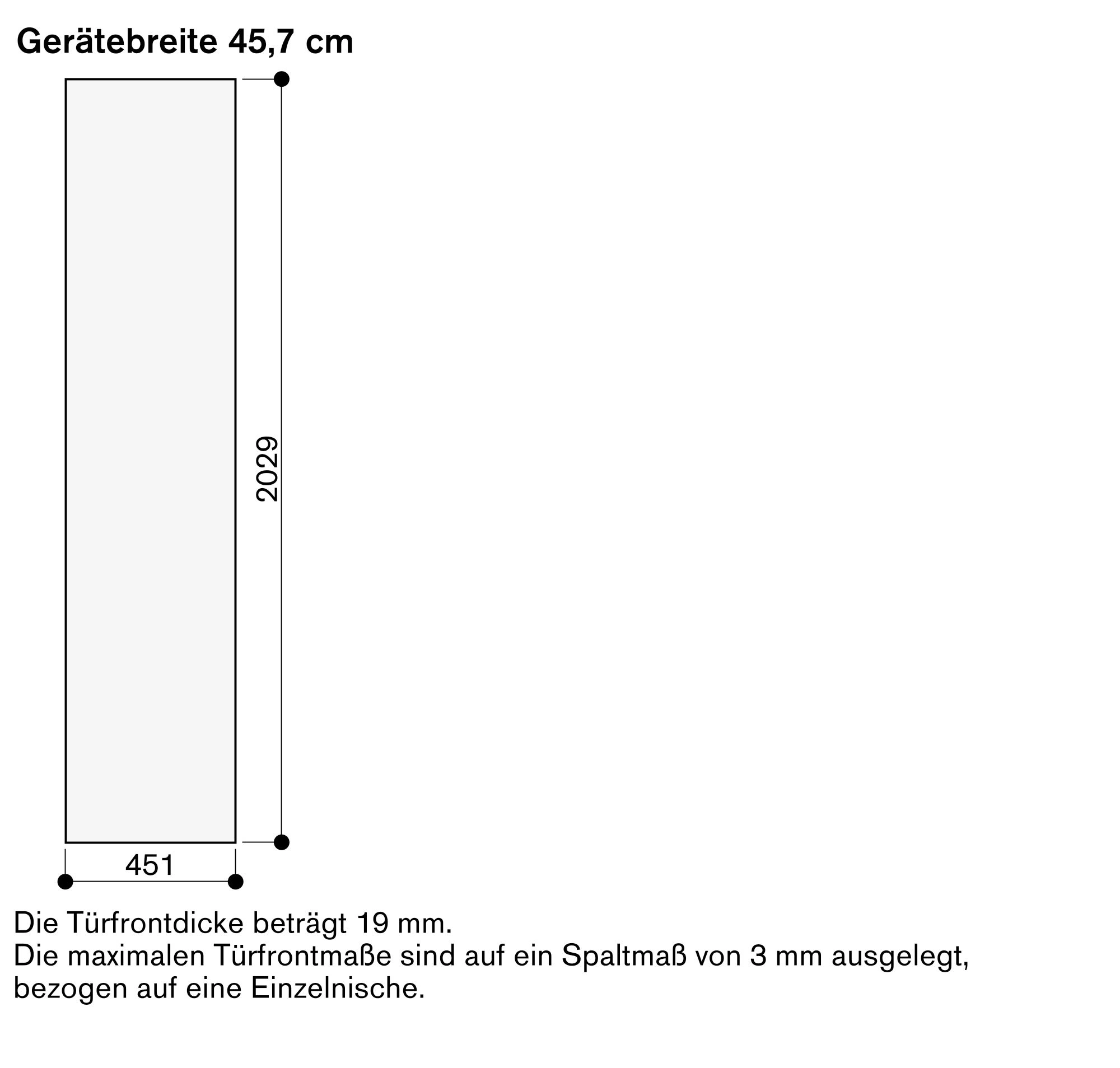 Gaggenau RA428110 Türfront Edelstahl