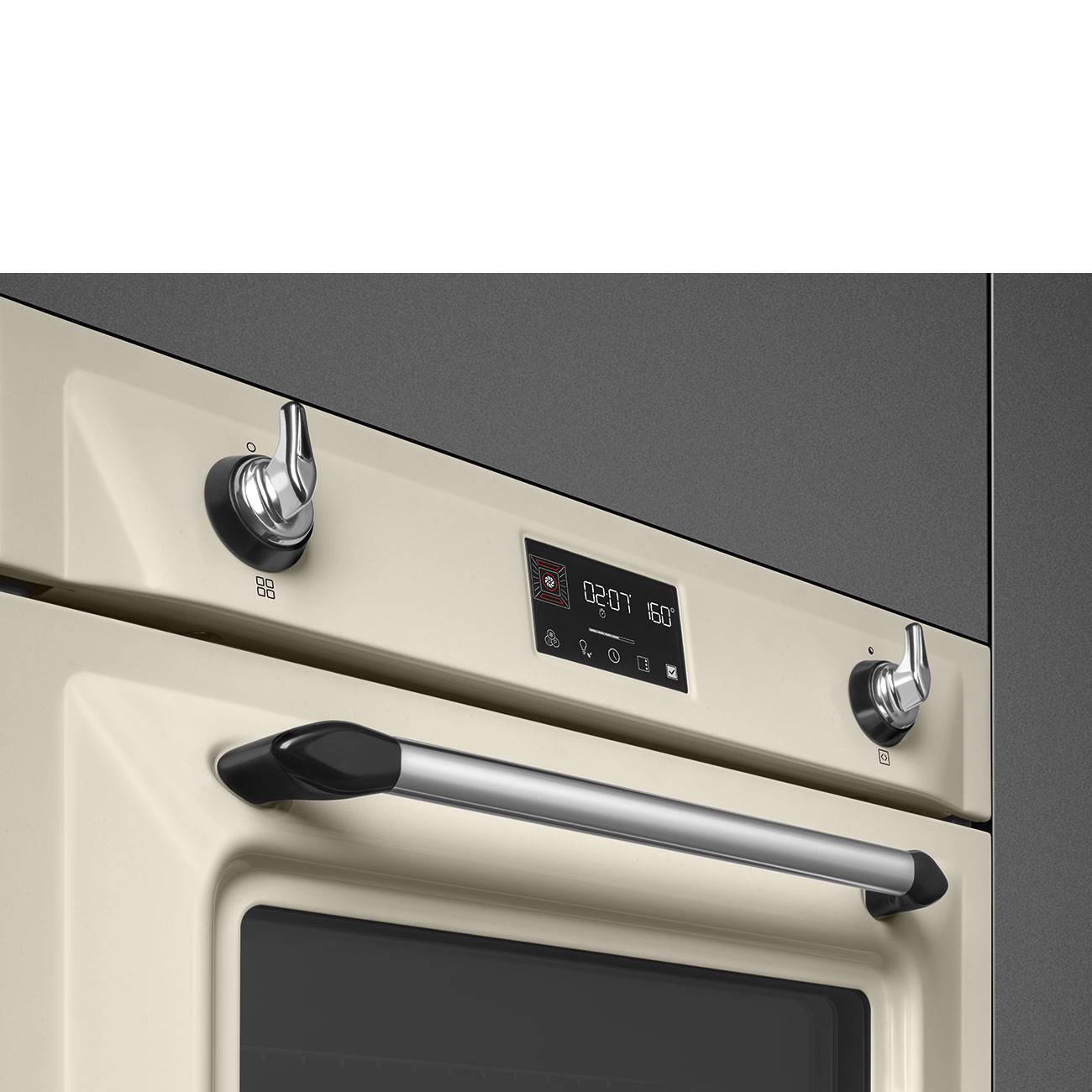 Smeg SOP6902S2PP Einbau-Backofen Creme