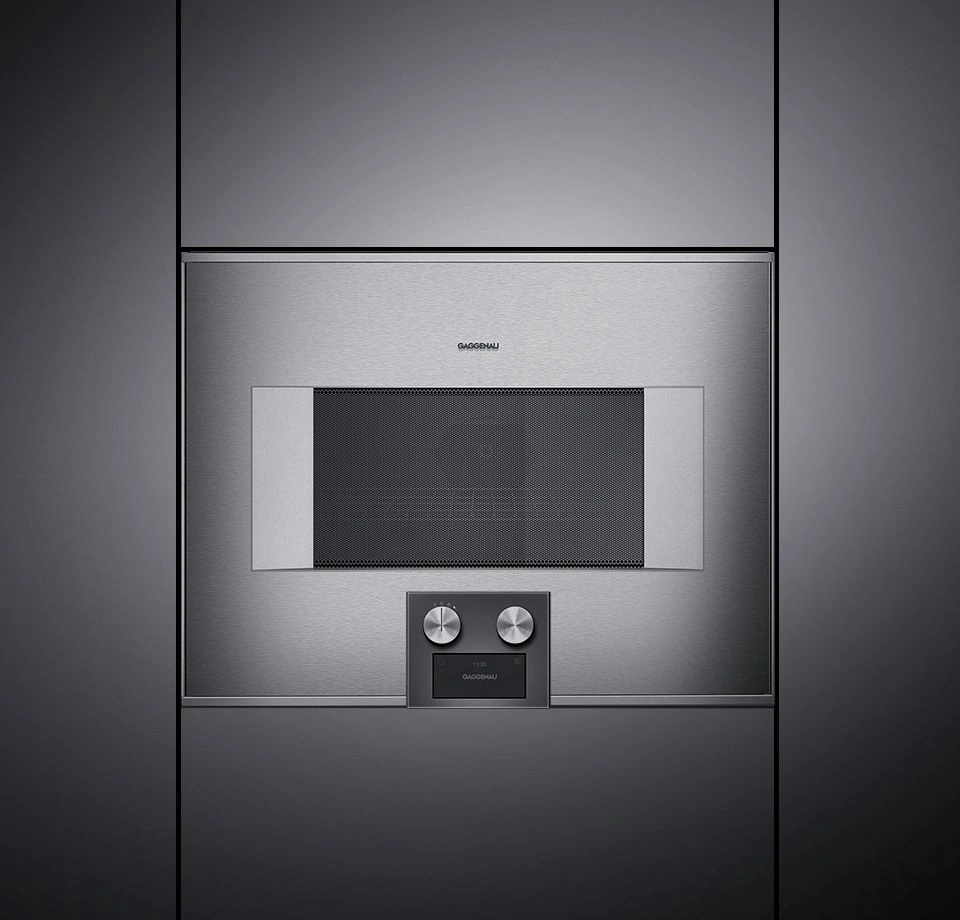 Gaggenau BM454110 Einbau-Backofen mit Mikrowellenfunktion Edelstahl