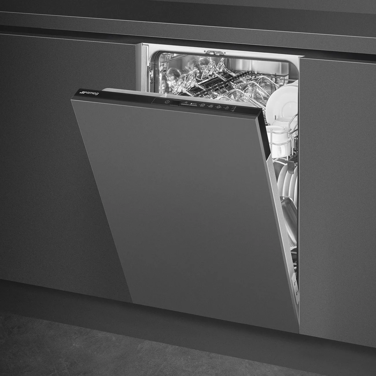 Smeg ST4512EIN Vollintegrierter Geschirrspüler
