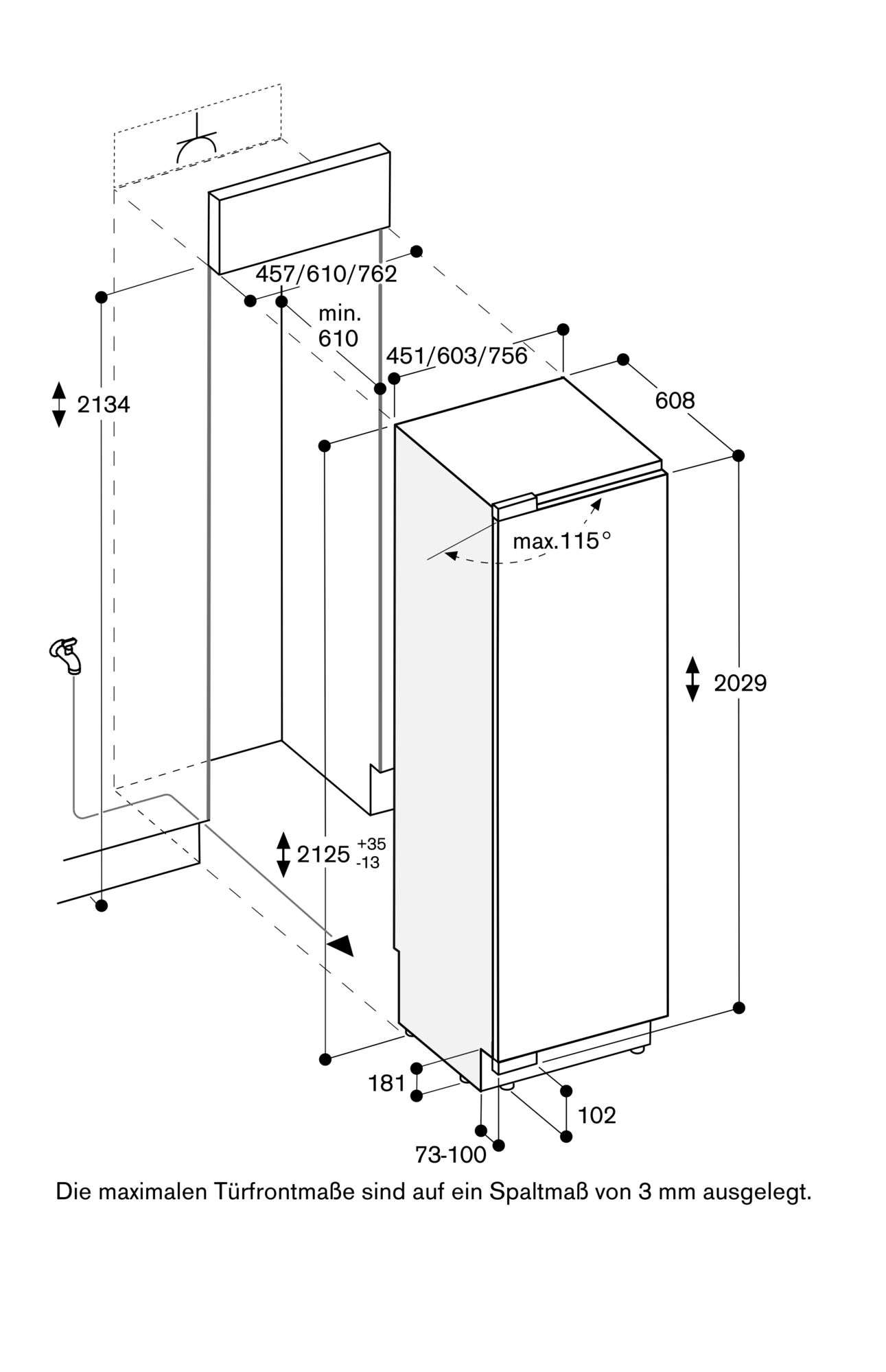 Gaggenau RF471305 Einbau-Gefrierschrank 