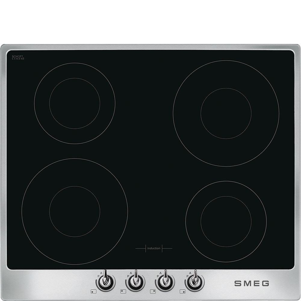 Smeg SI964XM Einbau-Induktionskochfeld Schwarz