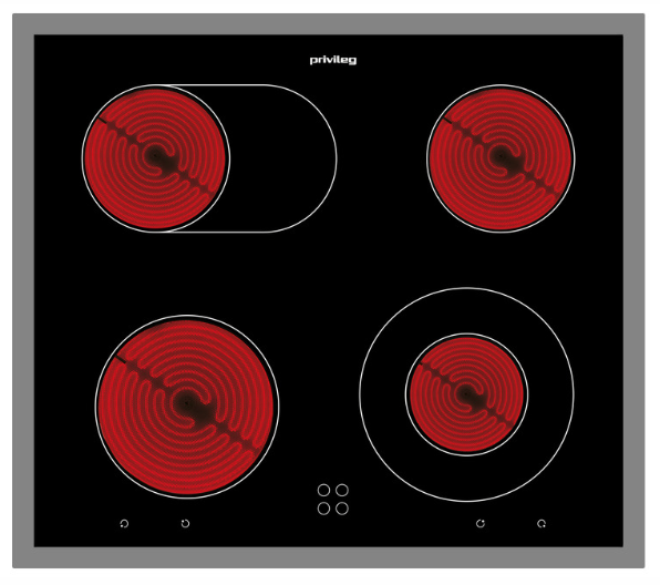 Privileg PCTHR K6042 IN Einbau-Glaskeramikkochfeld Schwarz