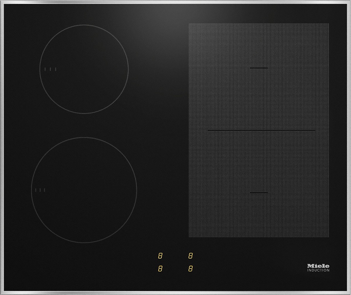 Miele KM 7004 FR Herdgesteuertes Induktionskochfeld Edelstahl