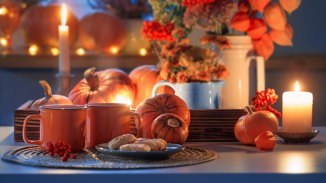 autumn kitchen autumn kitchen in orange