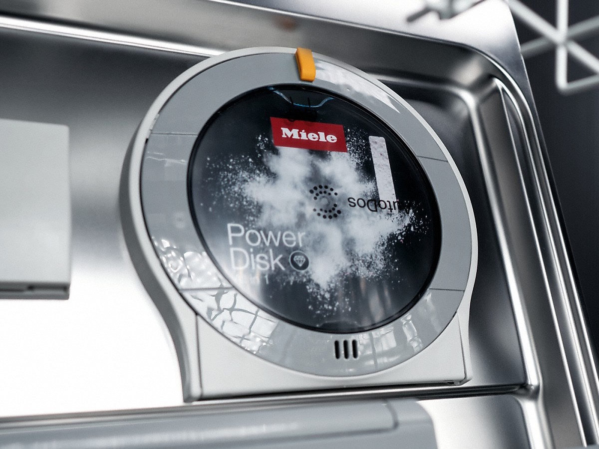 Miele Powerdisk Geschirrspüler powerdisk spuelmittel fach bei einem miele autodos geschirrspueler