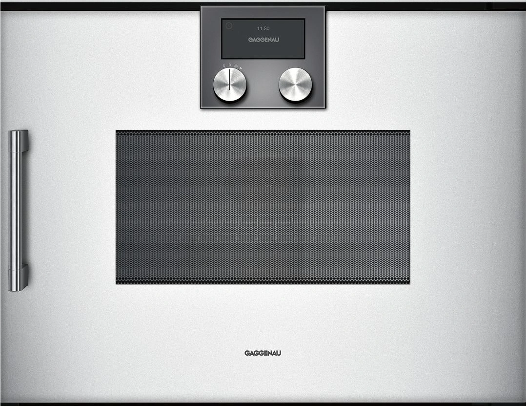 Gaggenau BMP250130 Einbau-Backofen mit Mikrowellenfunktion Silber