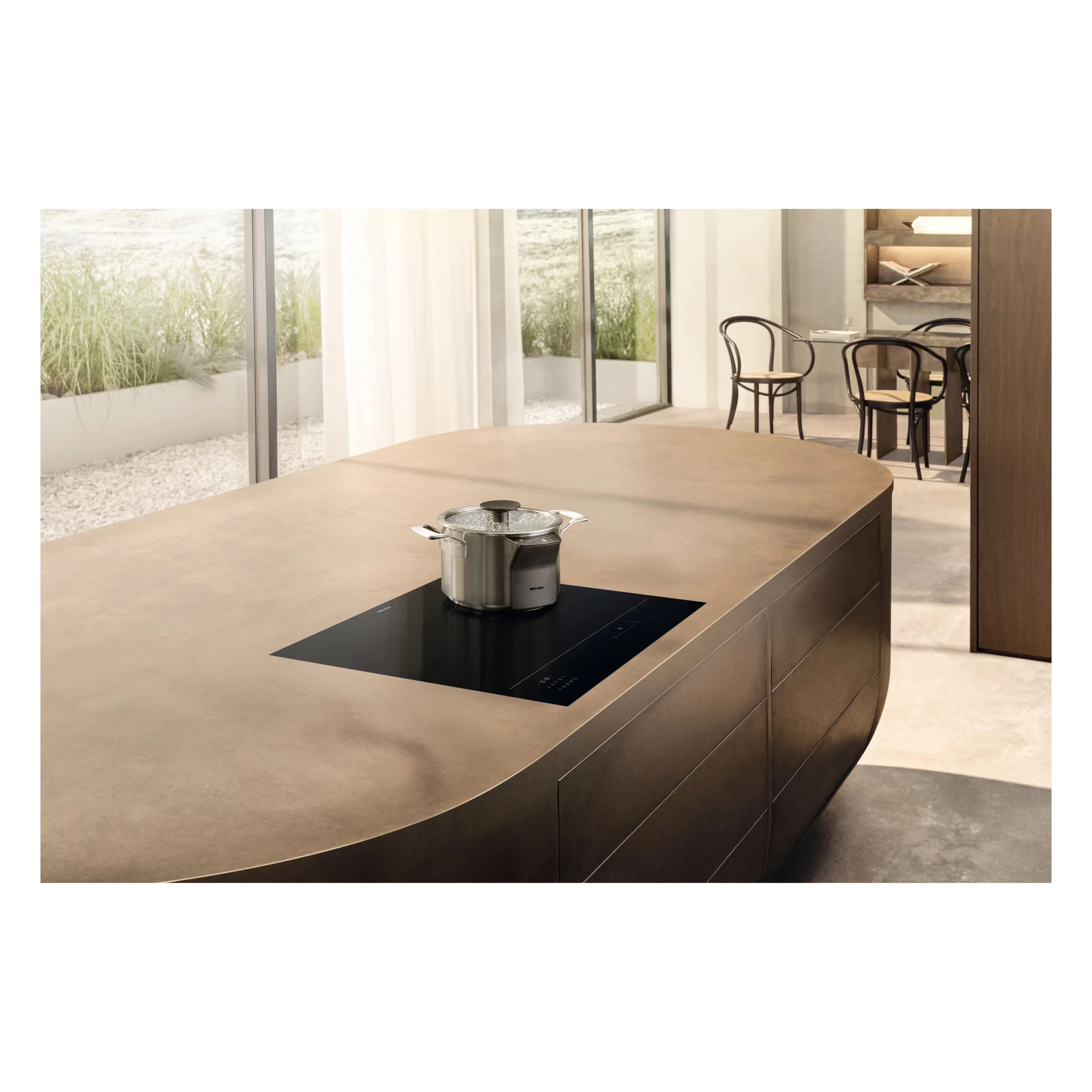 Miele KM 8665 FL Herdunabhängiges Induktionskochfeld Schwarz