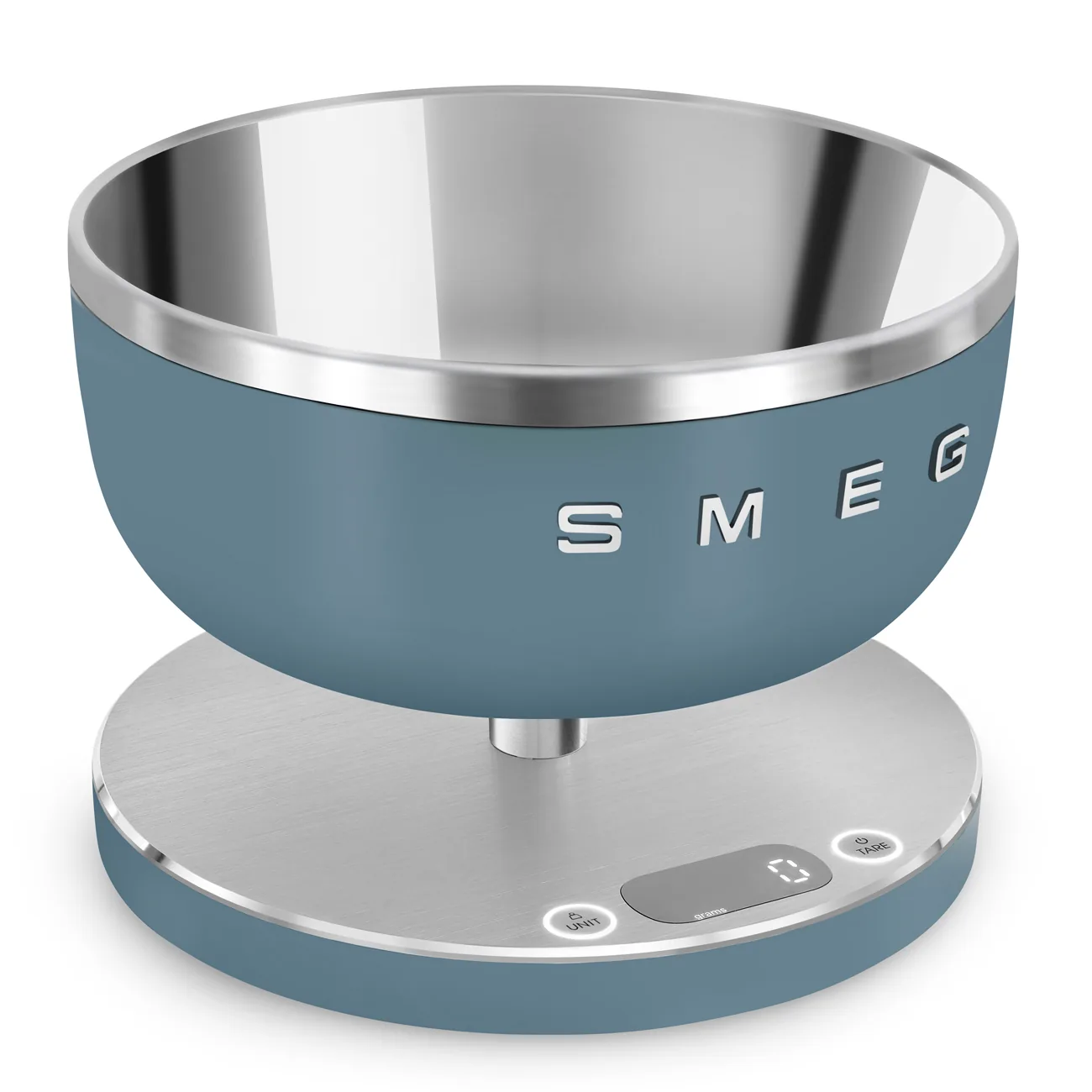 Smeg KSC01SBMWW Küchenwaage Storm Blue-Matt