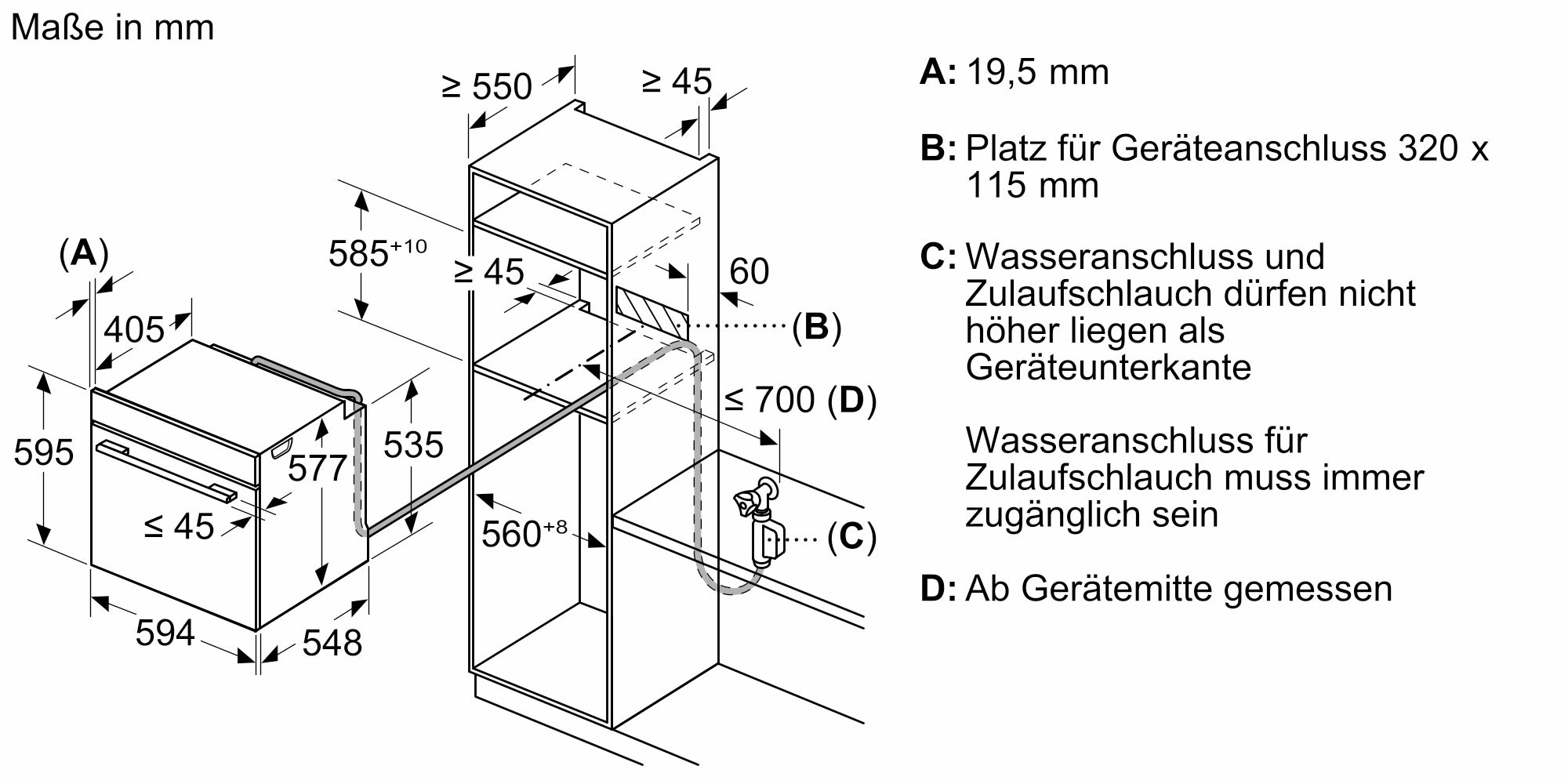 Siemens HS958GED1 Einbau-Dampfbackofen Schwarz