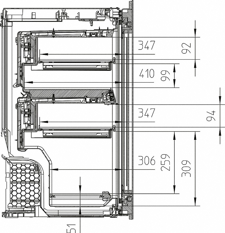 Miele KWT 6422 iG Einbau-Weintemperierschrank Graphitgrau