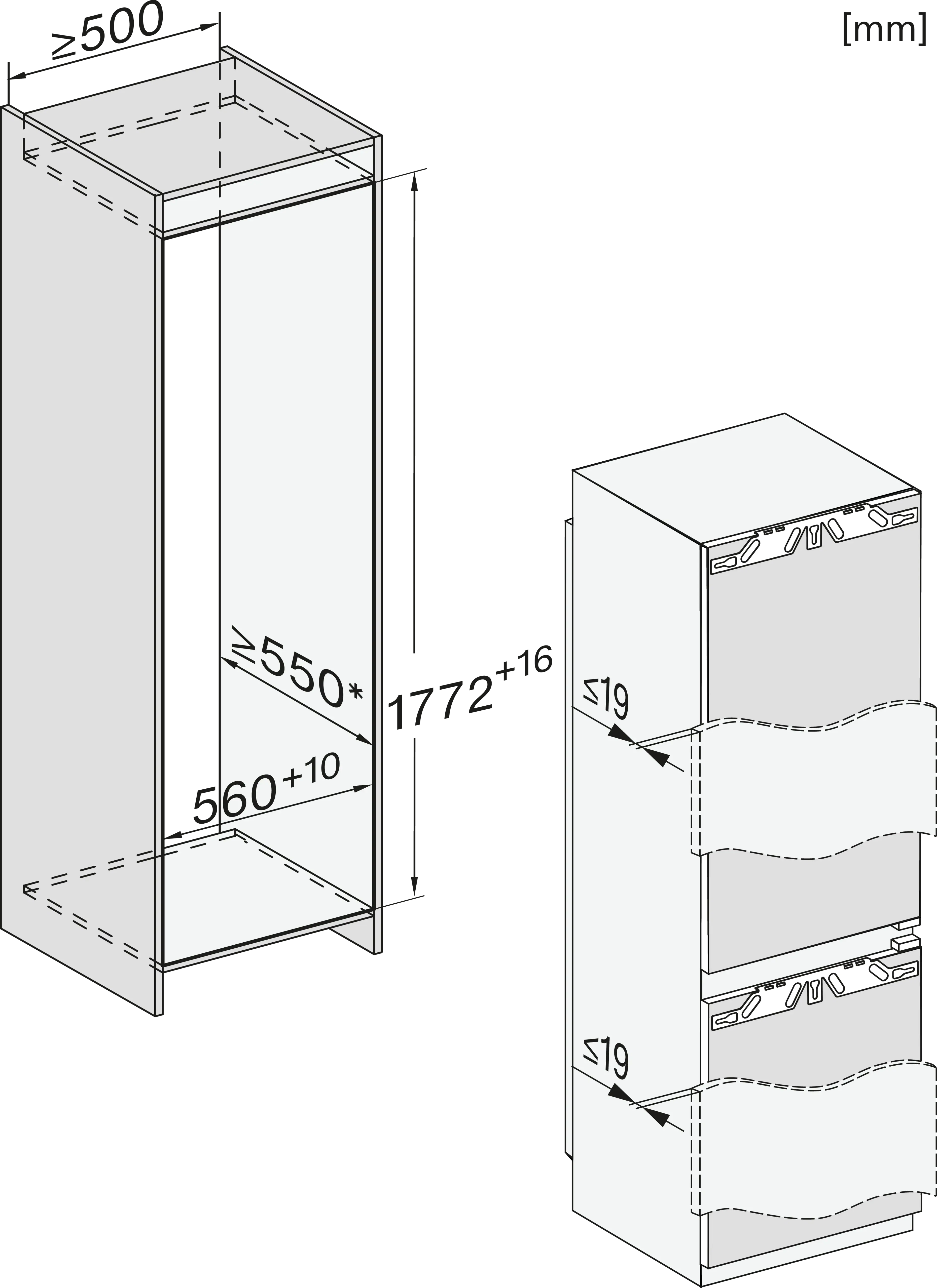 Miele KFN 7774 C Einbau-Kühl-Gefrierkombination