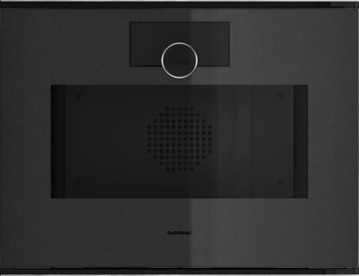 Gaggenau GS250100 Einbau-Kompaktdampfbackofen Onyx