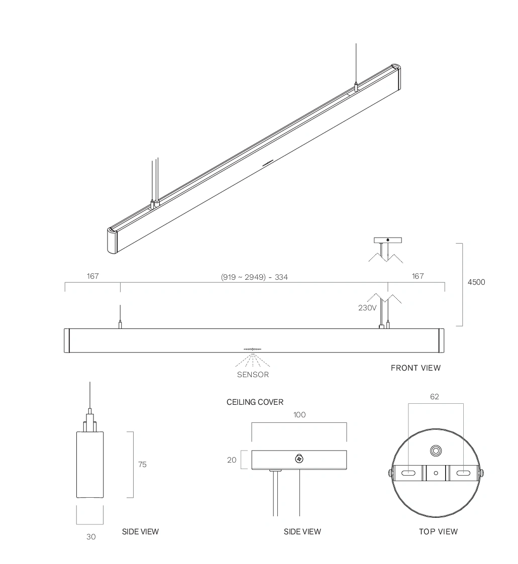 Novy Pendant 150 Beleuchtung Schwarz 70003 Novy Pendant 150 Beleuchtung Schwarz 70003
