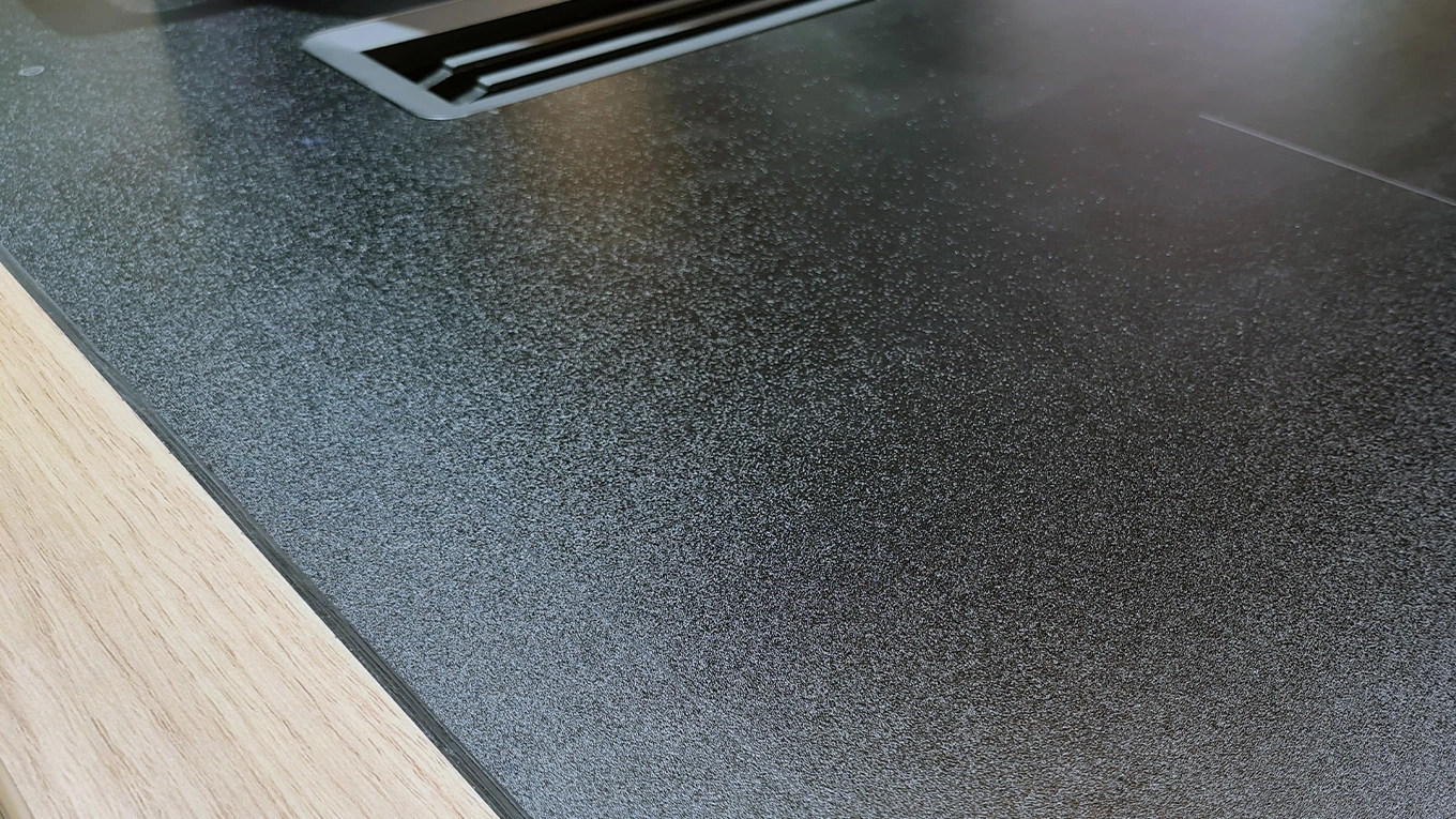 Detail vom Miele MattFinish Kochfeld