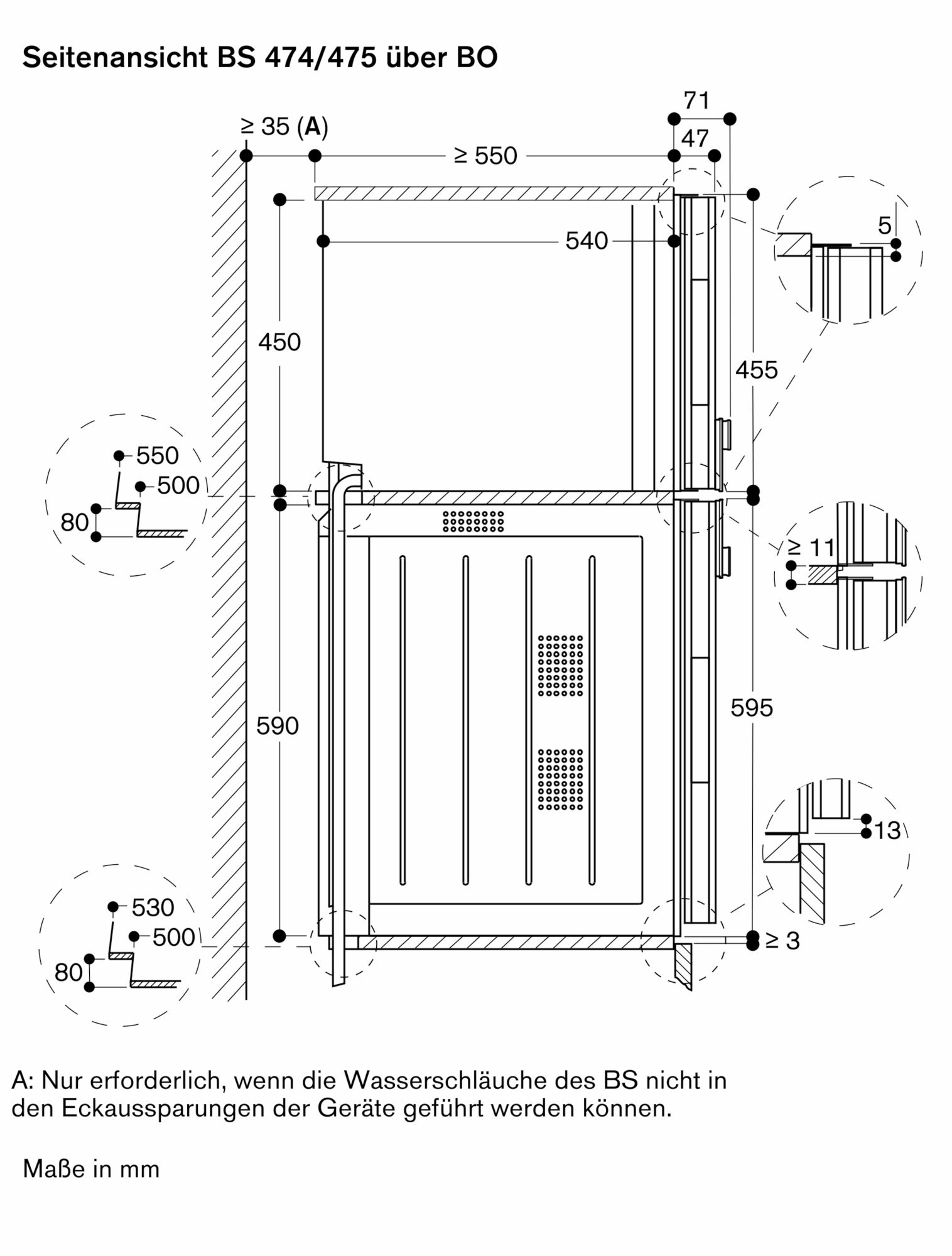 Gaggenau BS474102 Einbau-Dampfbackofen Anthrazit