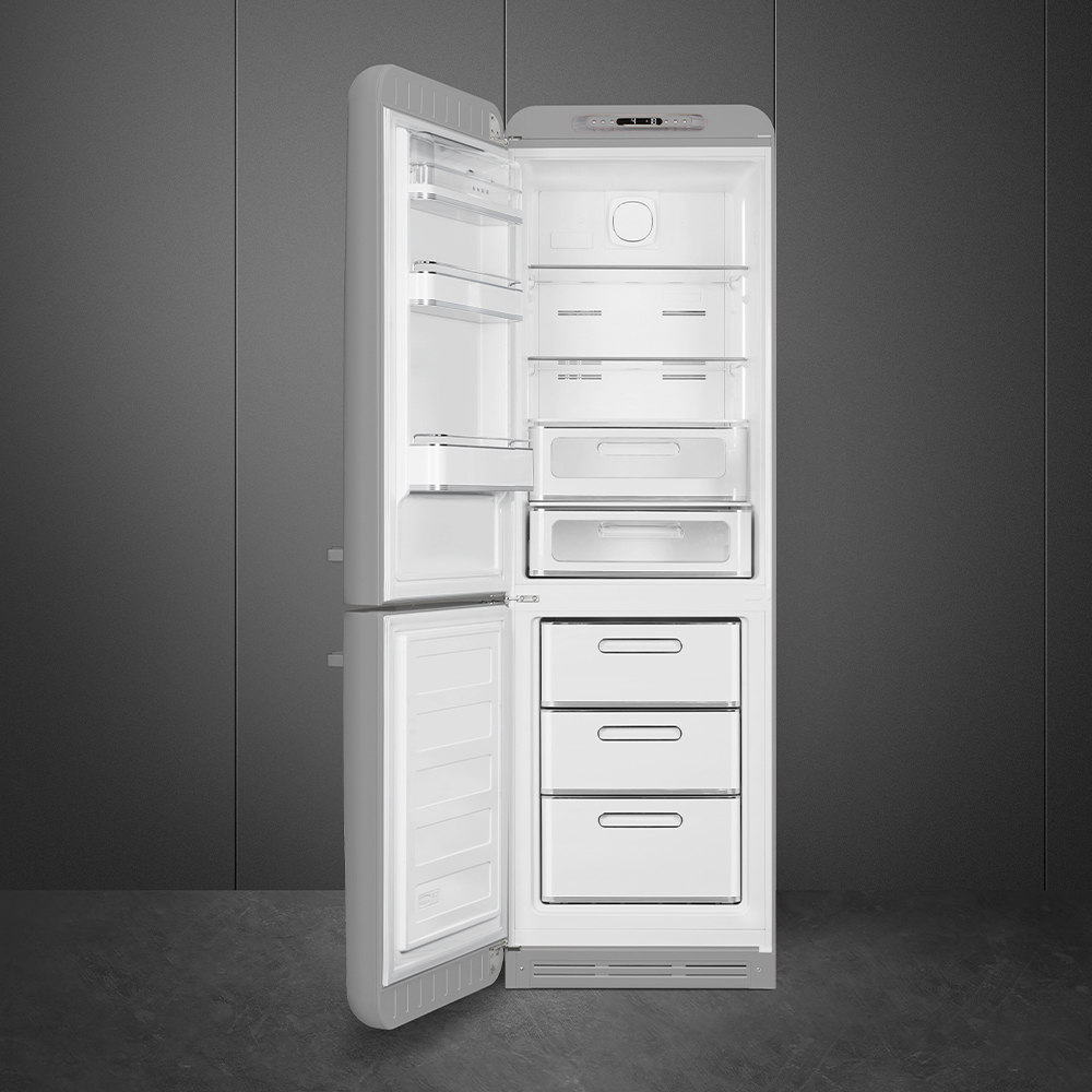 Smeg FAB32LSV5 Stand-Kühl-Gefrierkombination Silber