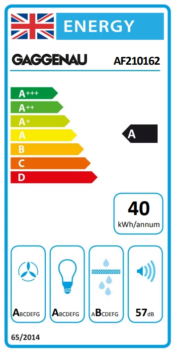 Energieklasse A - Vollständiges EU-Energielabel