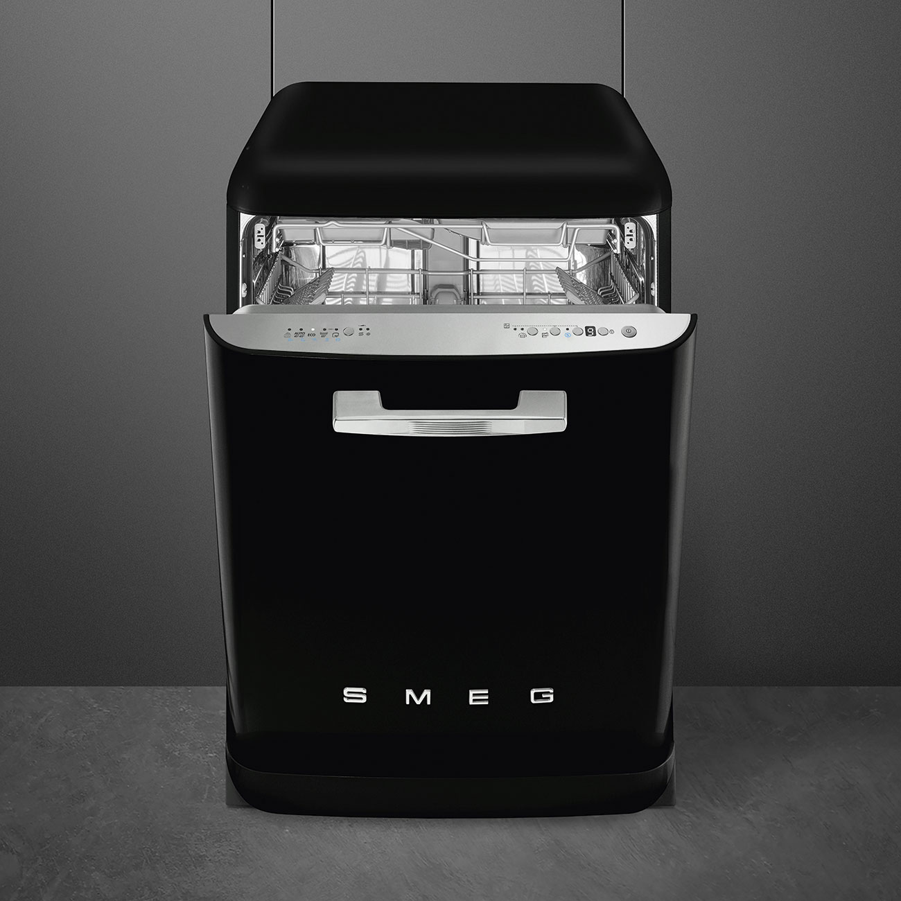 Smeg LVFABBL3 Stand-Geschirrspüler Schwarz