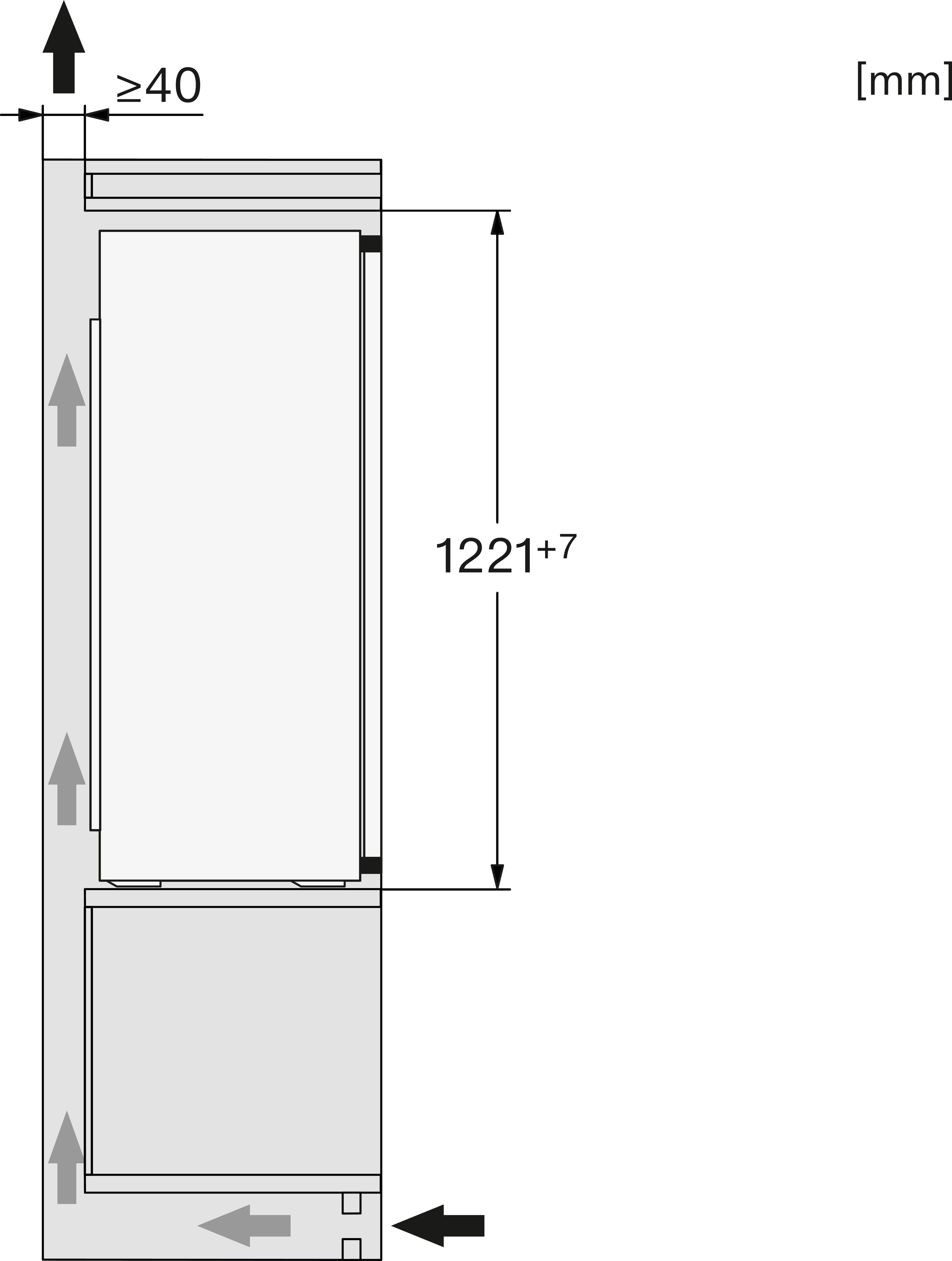 Miele K 7318 D Einbau-Kühlschrank