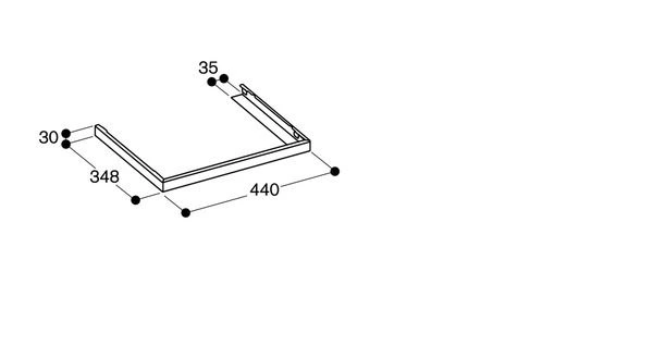 Gaggenau AD442392 Deckenkranz Edelstahl
