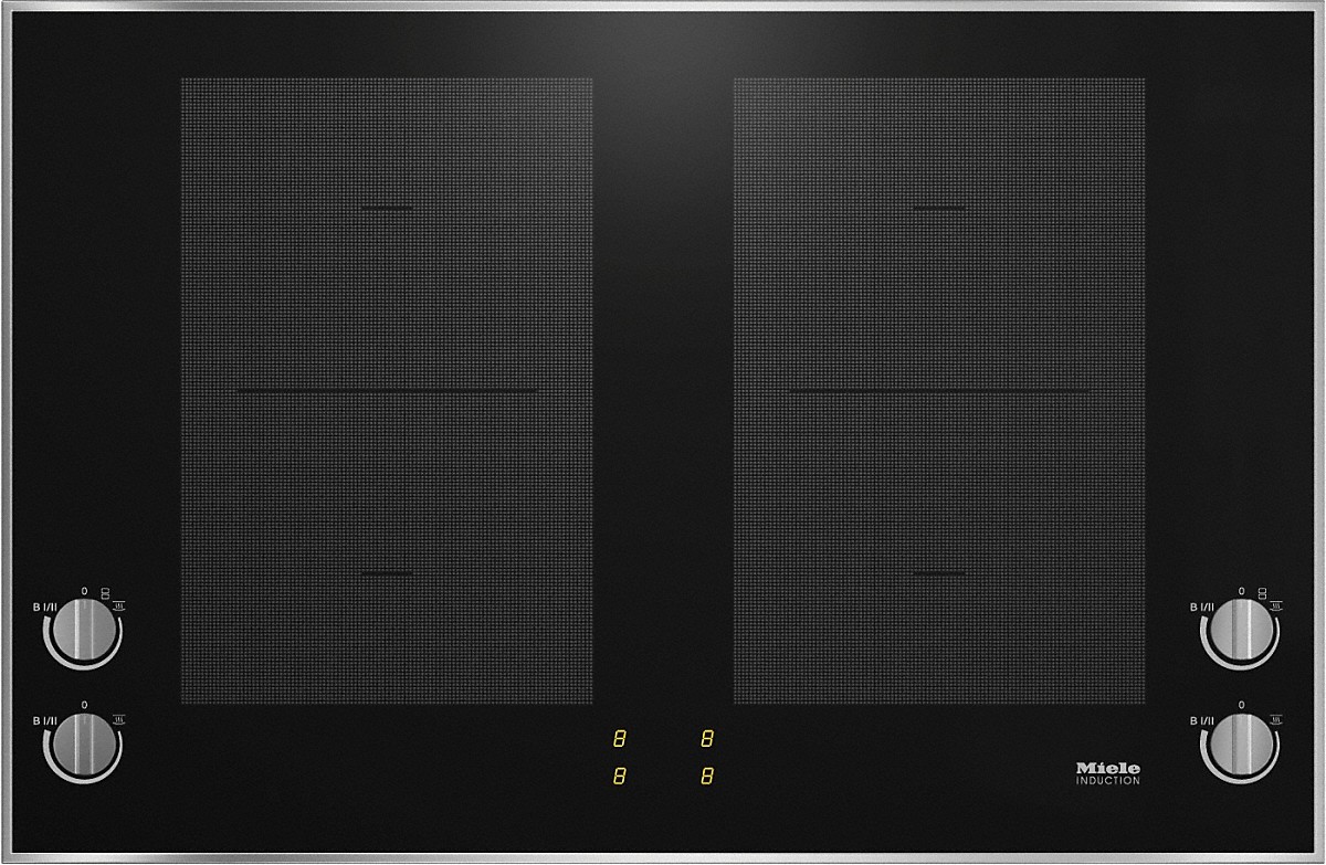 Miele KM 7174 FR Herdunabhängiges Induktionskochfeld Edelstahl