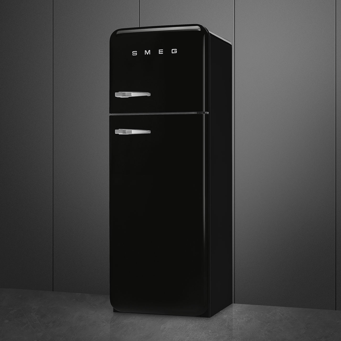[Zweite Wahl] Smeg FAB30RBL5 Stand-Kühl-Gefrierkombination Schwarz 