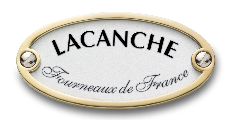 Lacanche Logo lacanche fourneaux de france logo mit gold umrandung
