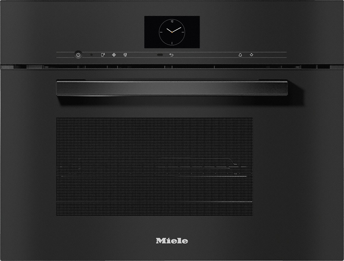 Miele DGM 7640 Dampfgarer mit Mikrowelle Obsidianschwarz