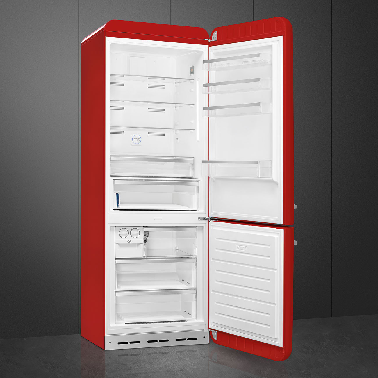 [Zweite Wahl] Smeg FAB38RRD5 Stand-Kühl-Gefrierkombination Rot 