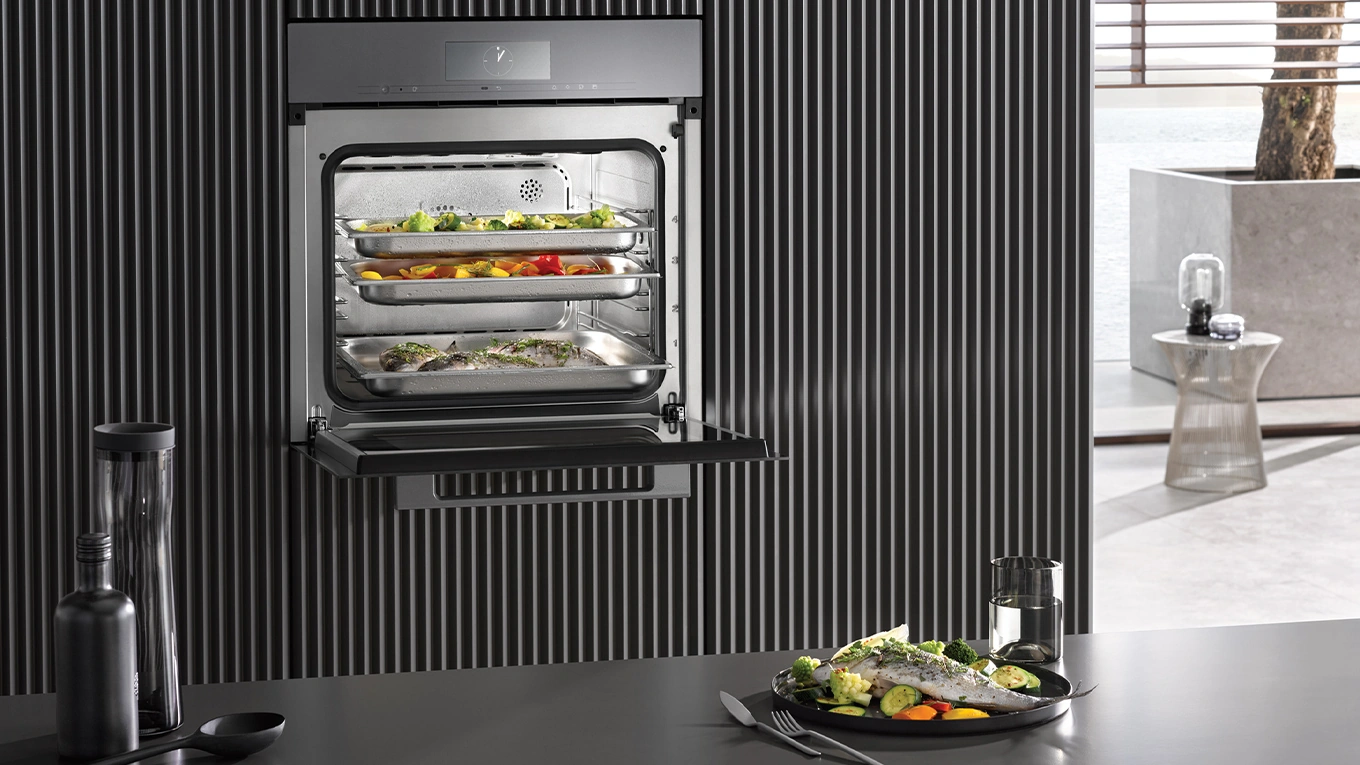 The Miele hydroclean steam oven The Miele hydroclean steam oven