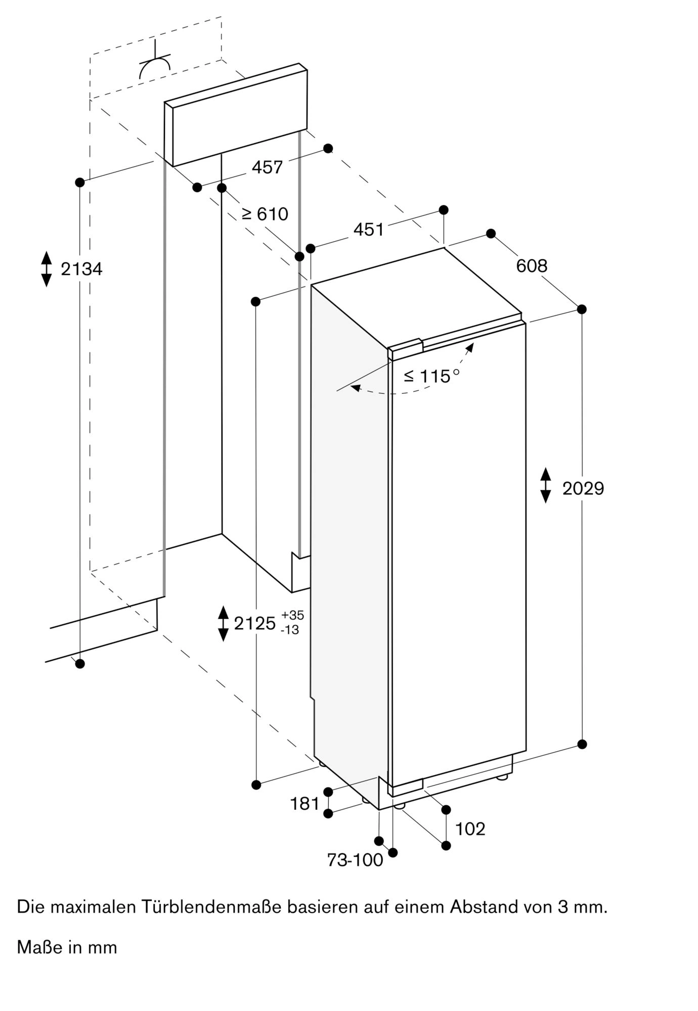 Gaggenau RF410304 Einbau-Gefrierschrank 