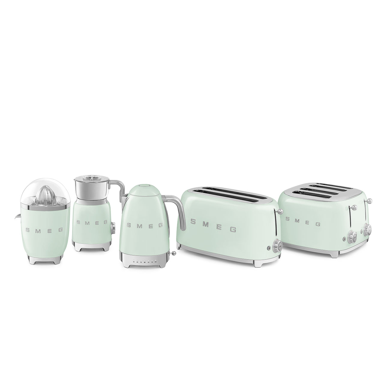 Smeg TSF02PGEU Toaster pastellgrün