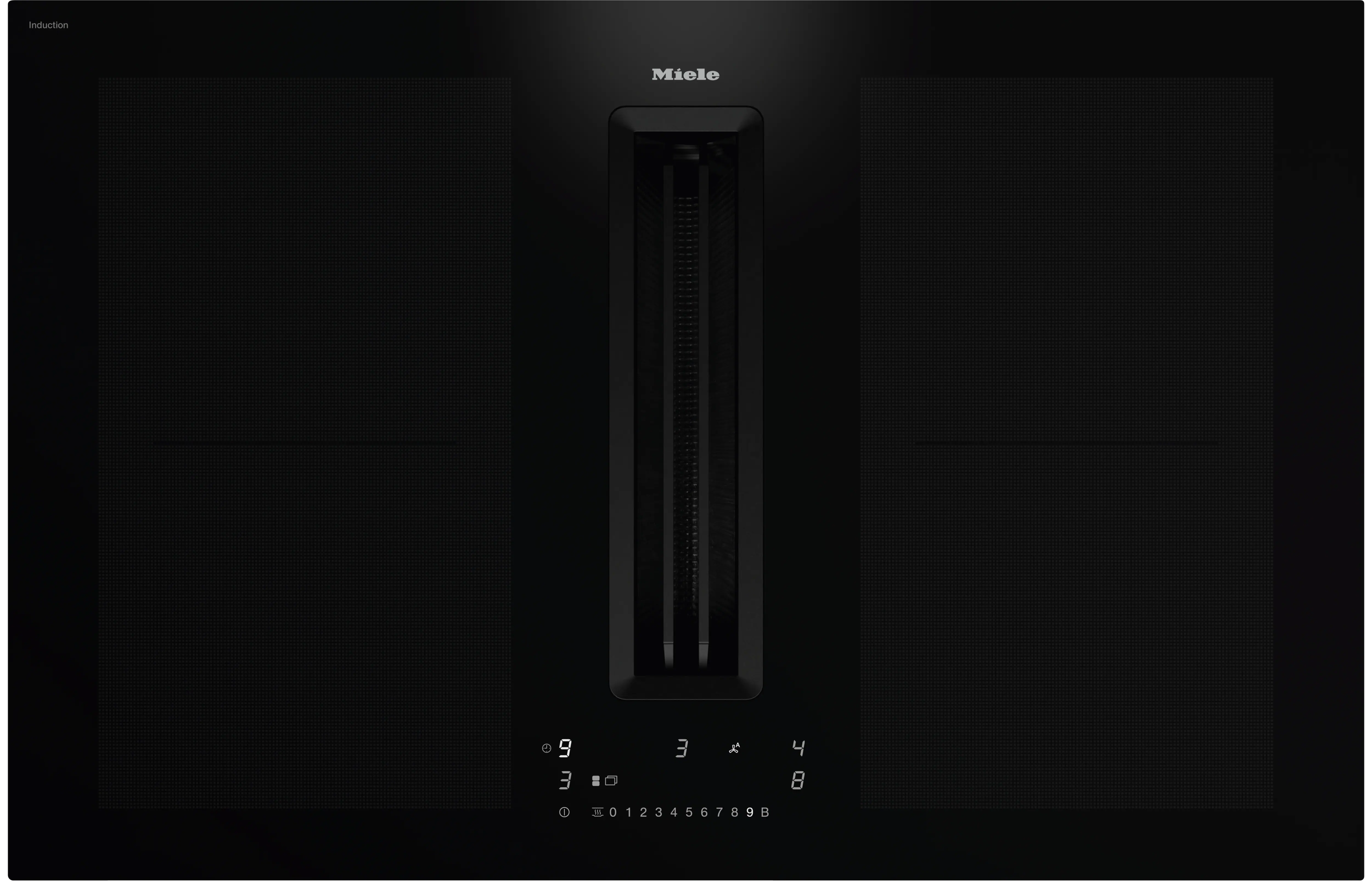 Miele KMDA 7676 FL-1 Herdunabhängiges Induktionskochfeld mit Tischlüfter Black Perfection Miele KMDA 7676 FL-1 Herdunabhängiges Induktionskochfeld mit Tischlüfter Black Perfection