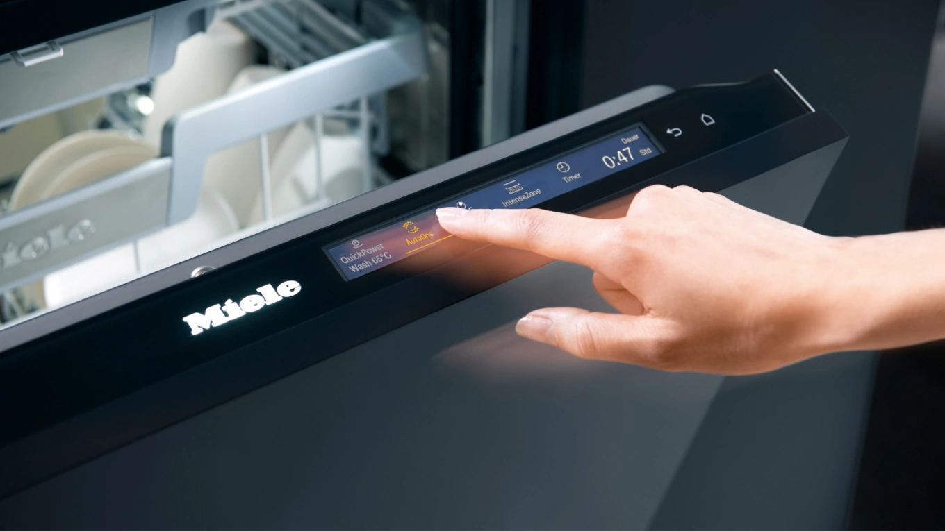 miele geschirrspüler mit autodos bedienleiste am miele geschirrspüler mit autodos