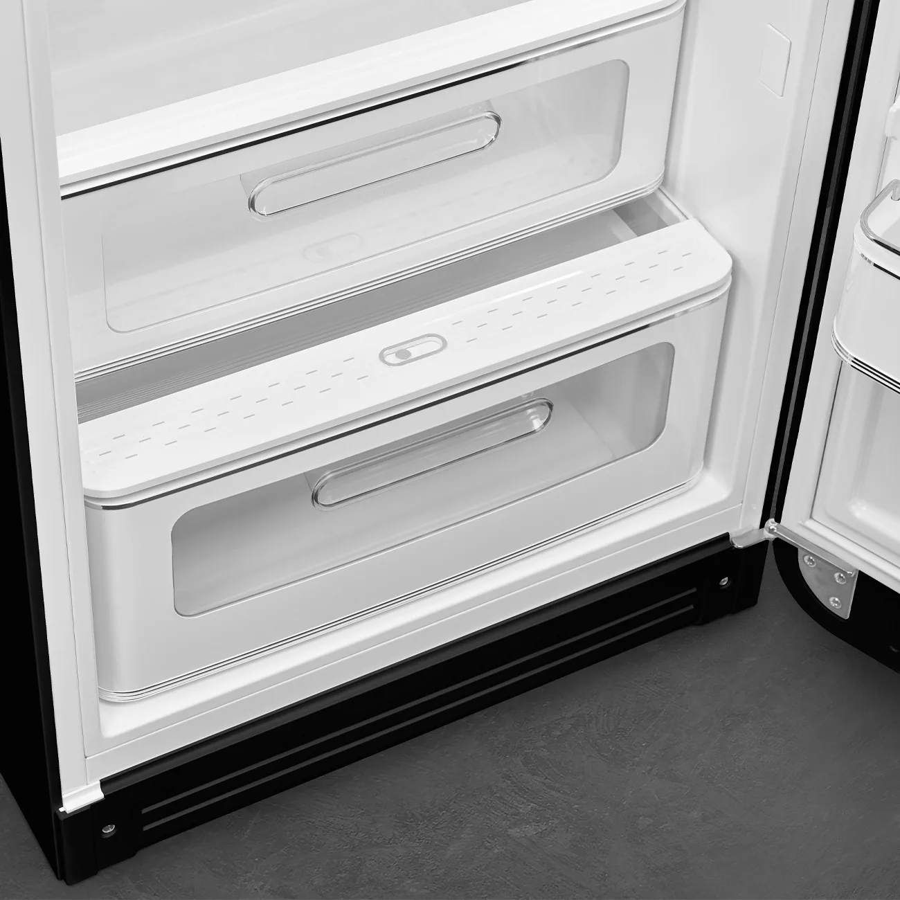 Smeg FAB28RBLM6 Stand-Kühlschrank Schwarz