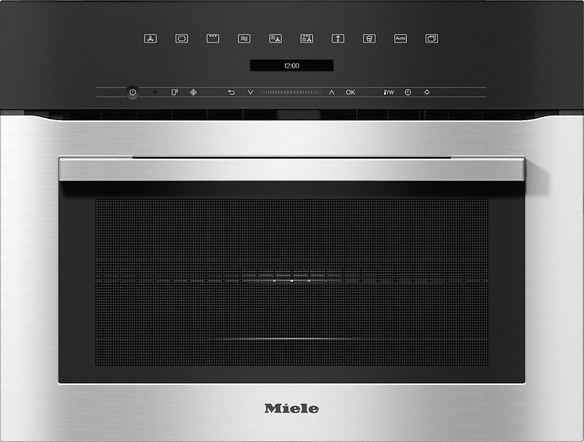 Miele H 7140 BM Kompakt-Backofen mit Mikrowelle Edelstahl/CleanSteel